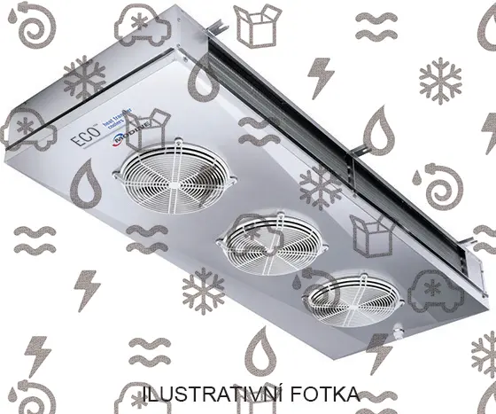 výparník ECO - Luvata DFE33EH3ED, 8.47 / 7.13 kW (dT 8 st. R404)